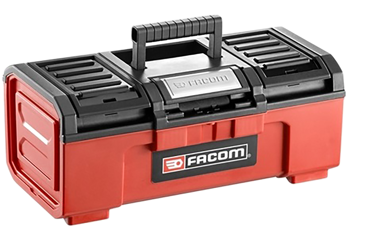 Facom 2 Drawer Plastic Tool Box 481 mm 481 mm 22.2cm