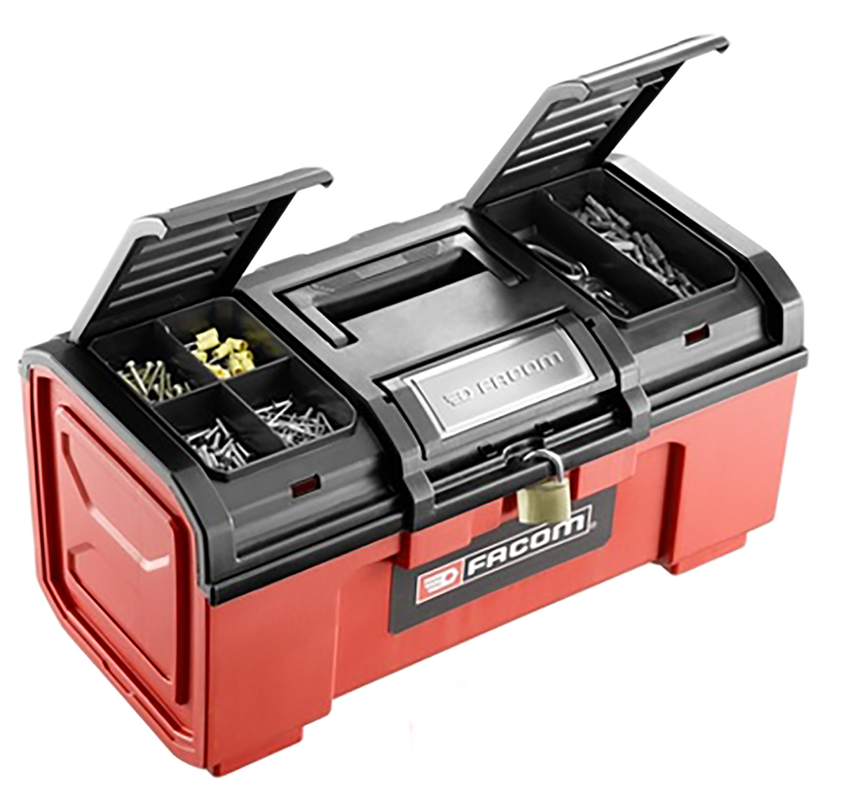 bpc19npb Facom 2 Drawer Plastic Tool Box 481 mm 481 mm 22.2cm