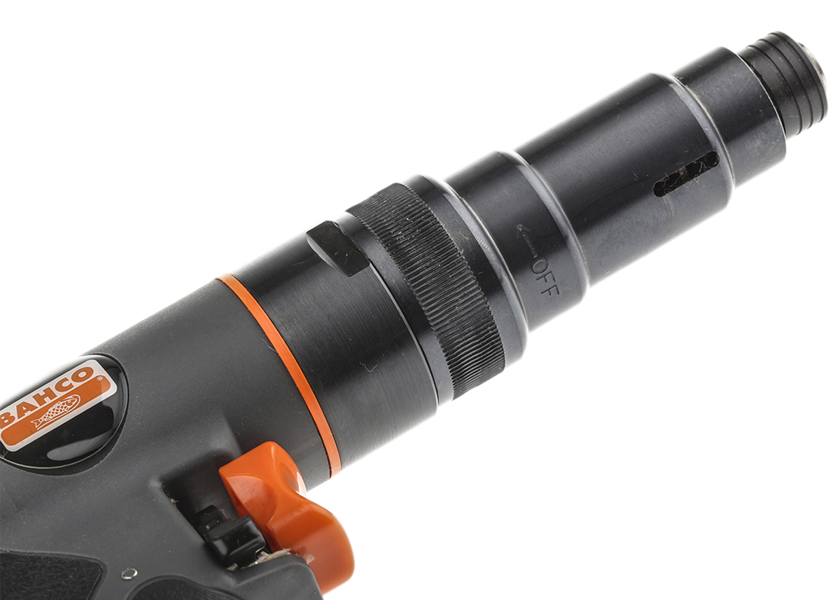 bp826 Bahco BP826 Pistol Grip Air Screwdriver, 6.35 mm Air Inlet (BSP), 113 L/min, 1800rpm