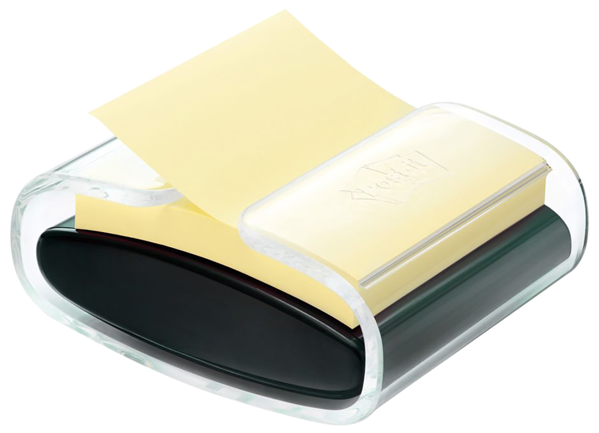 Post-It Yellow, Black Sticky Note, 90 Notes per Pad, 76 mm x 76 mm