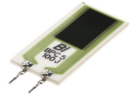 TT Electronics/BI 100 Ω Thick Film Resistor 5 W 10 % BPC5 101J