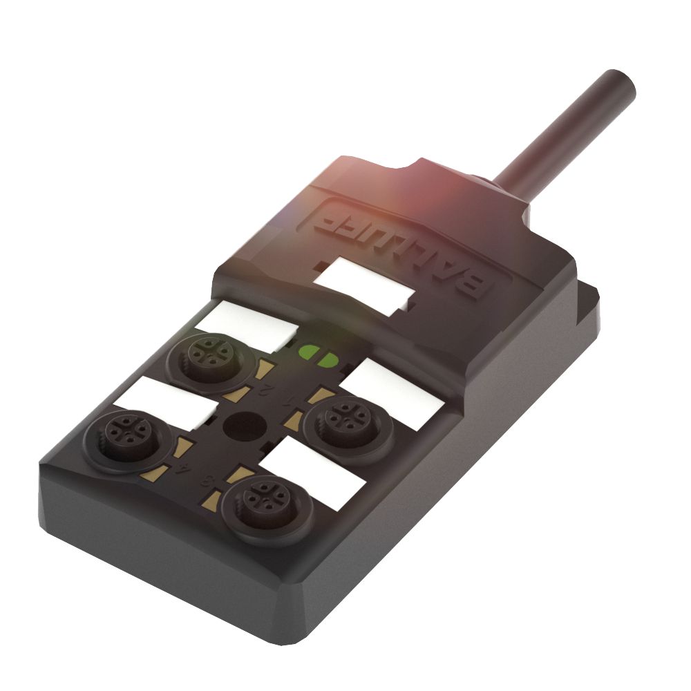 BALLUFF BPI00 Series Sensor Box, 4 Port, PNP, 3 m