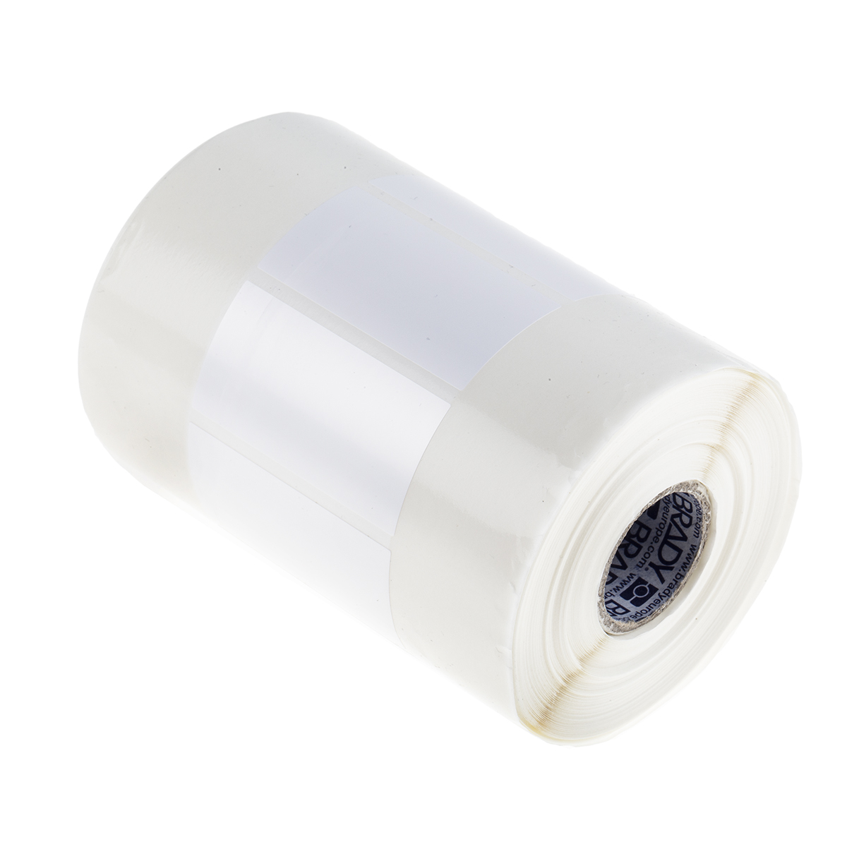 Brady White Label Roll, 50.8 mm Width, 1000 Per Roll Qty, 25.4 mm