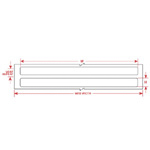 Brady White Label Roll, 57.15 mm Width, 8820 Per Roll Qty, 50.8 mm