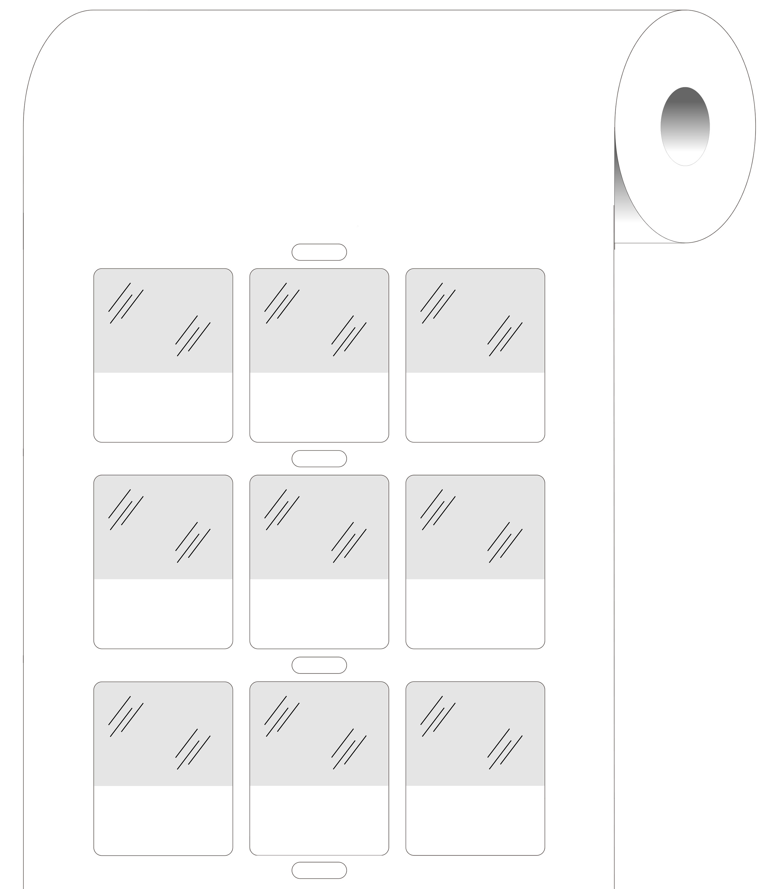 Brady White Cable Labels, 25.4 mm Width, 3000 Per Pack Qty, 31.75 mm