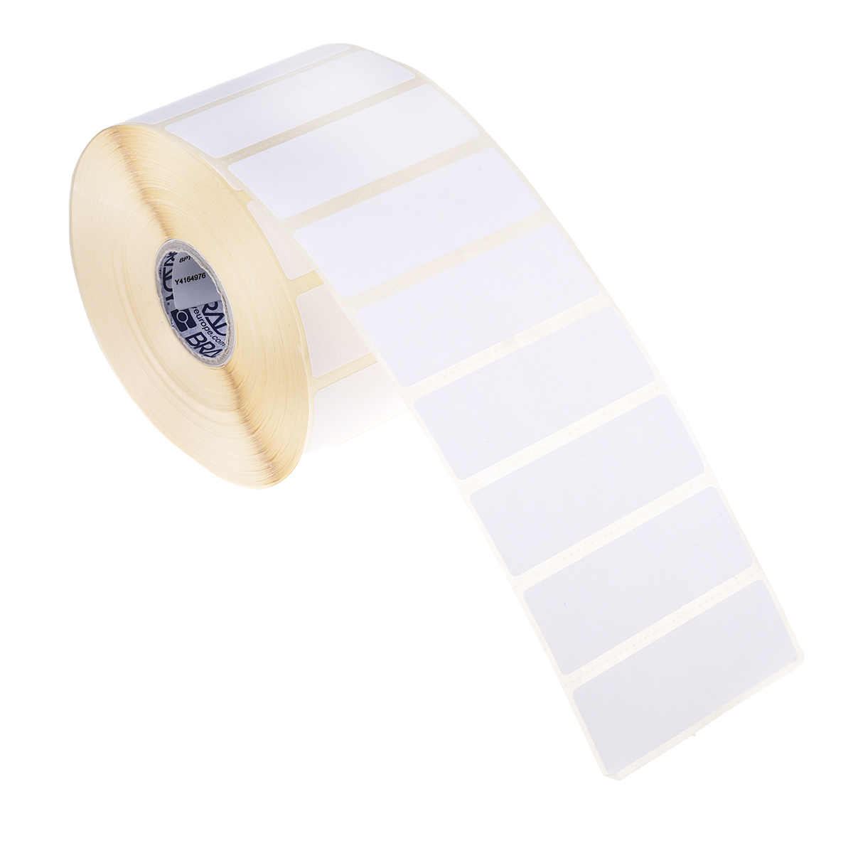 Brady White Label Roll, 57.15 mm Width, 21360 Per Roll Qty, 19.05 mm