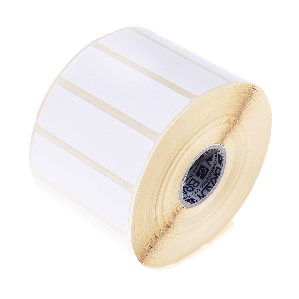 bpt-722-075 Brady White Label Roll, 57.15 mm Width, 21360 Per Roll Qty, 19.05 mm