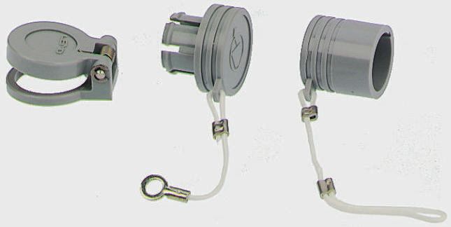LEMO 0B MIL 1344A Male/Female Dust Cap IP54, IP68, IP50, IP66 Rated, with Brass Chrome Plated Finish, Brass, Stainless