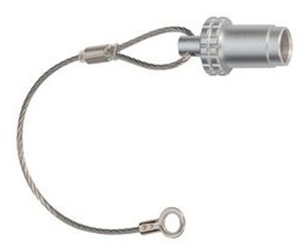 LEMO 200 Male Cable Seal IP68 Rated, with Chrome Finish, Brass