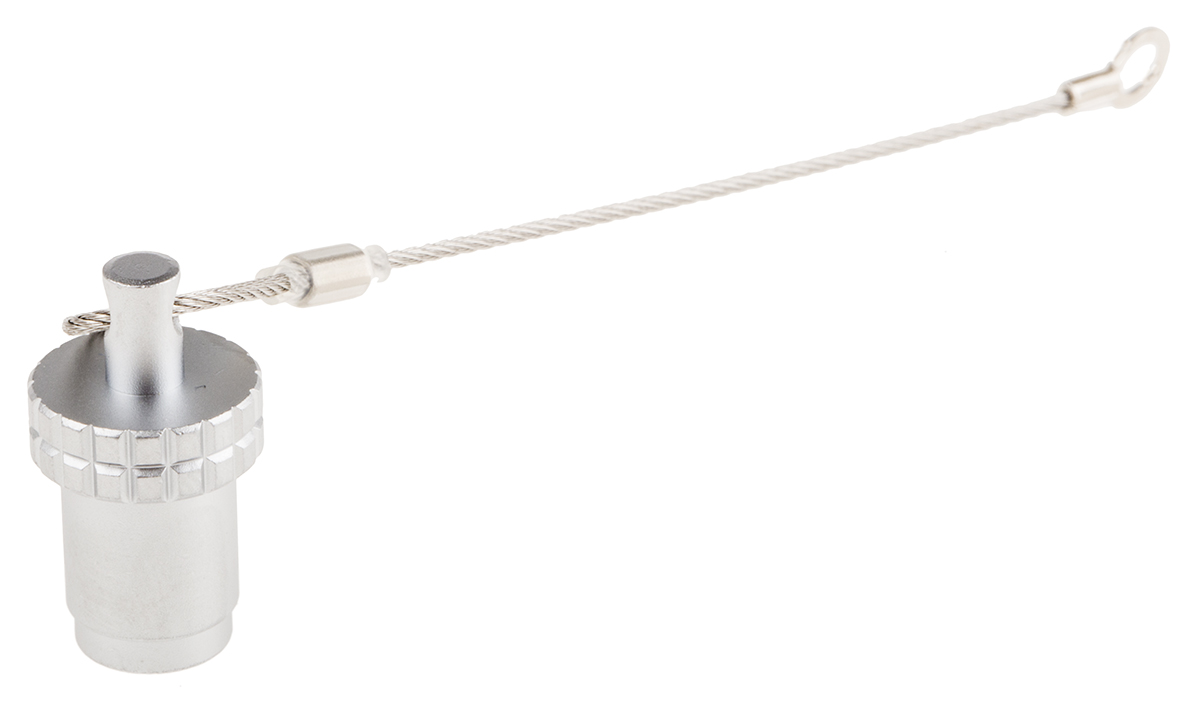 LEMO 200 Male Cable Seal IP68 Rated, with Chrome Finish, Brass