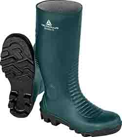 bron2s5ve39 Delta Plus BRONZE2 S5 SRA Green, Black Stainless Steel Toe Capped Men's Safety Boots 6, EU 39 EN ISO 20345:2011, EN ISO