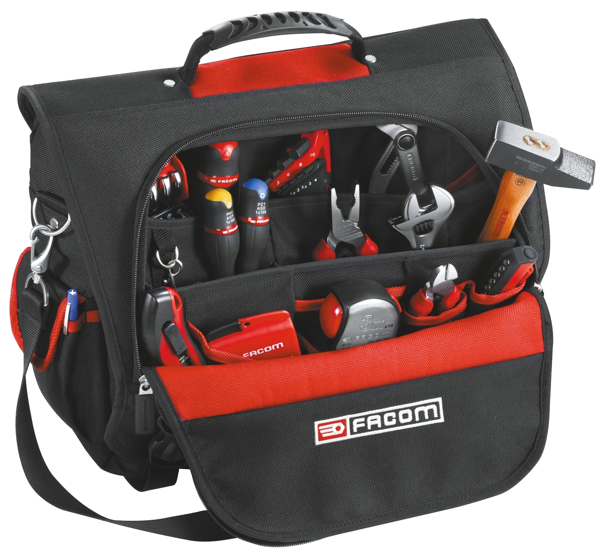 bs-tlbpb Facom Polyester Tool Bag with Shoulder Strap 460 mm x 150mm x 350 mm
