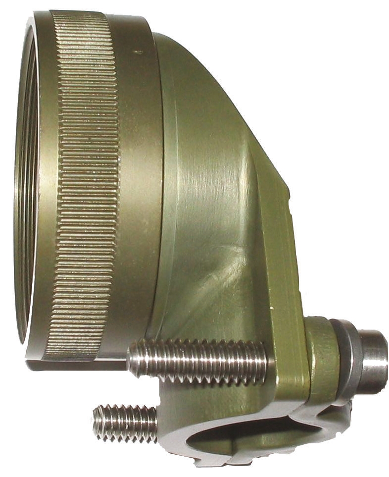 Amphenol Limited, BS1Size 14 Right Angle Circular Connector Backshell Strain Relief, For Use With Group N Connector