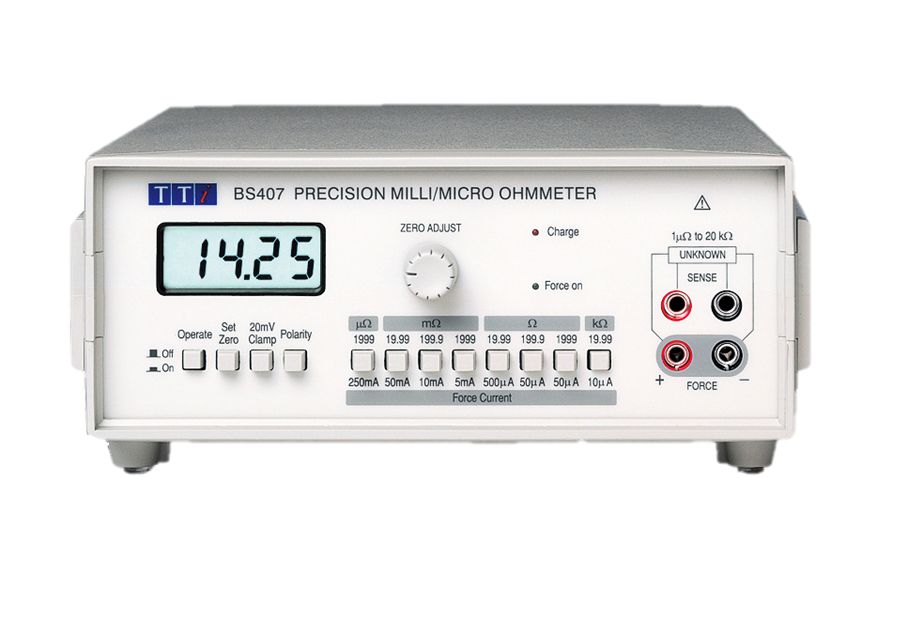 Aim-TTi BS407 Ohmmeter, 20 kΩ Max, 1 μΩ, 4 Wire, RSCAL
