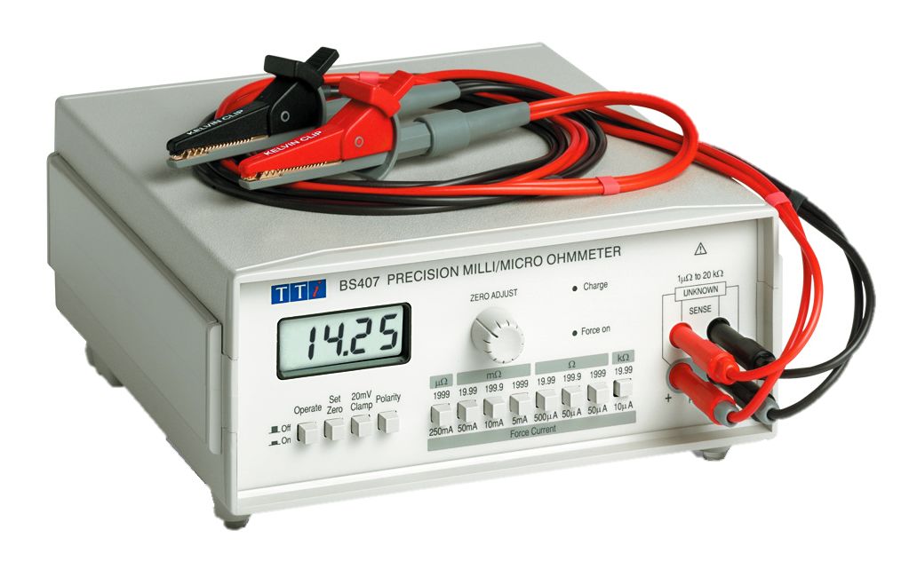 bs407 Aim-TTi BS407 Ohmmeter, 20 kΩ Max, 1 μΩ, 4 Wire, RSCAL