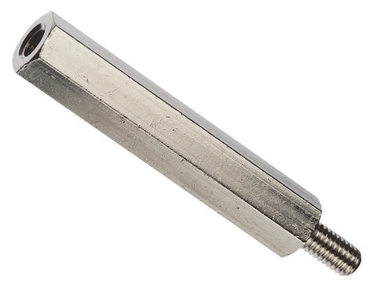 HIROSUGI M2.6 Standoff, 10 mm Body, 5 mm Stud, Brass