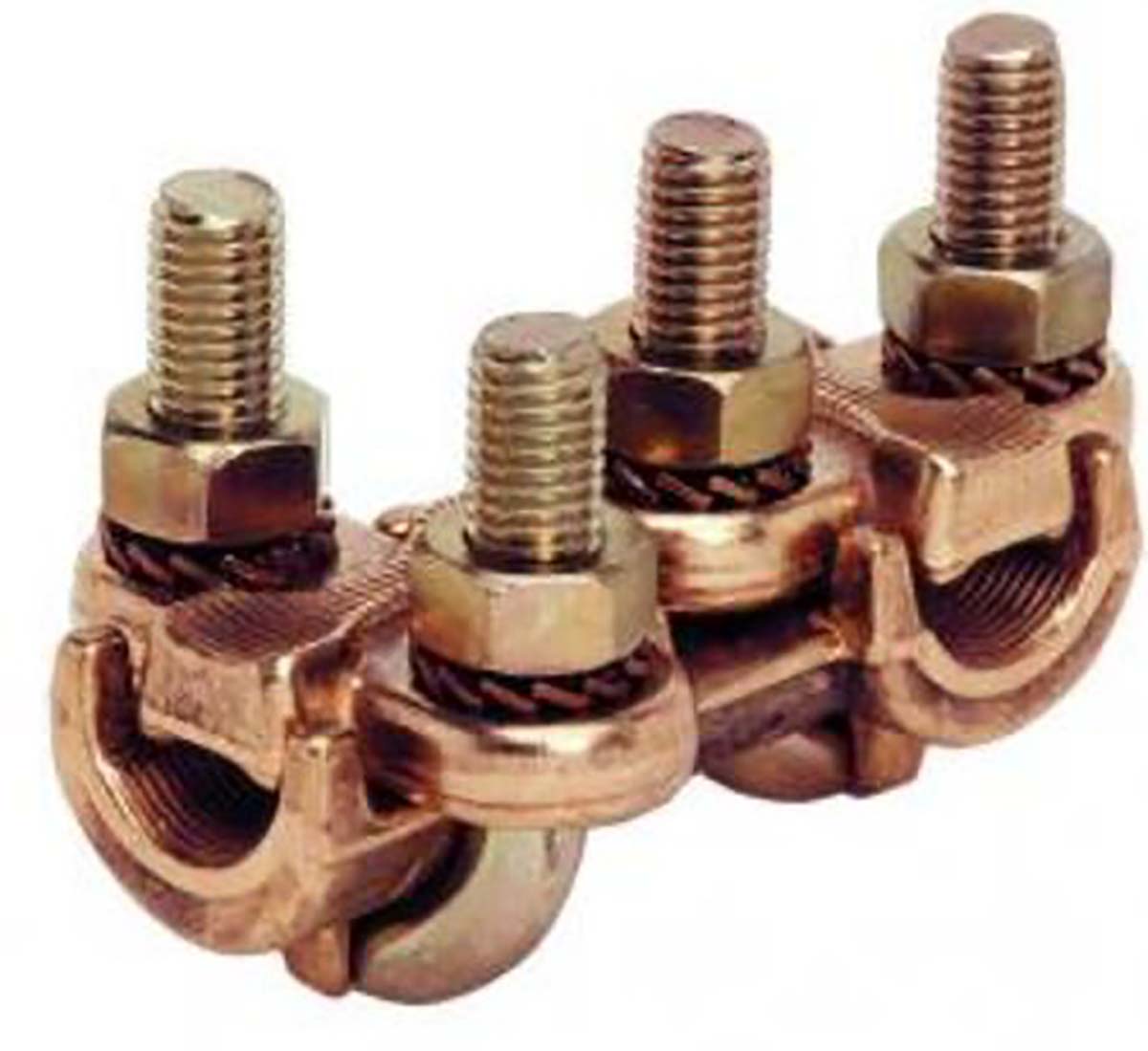 MECATRACTION Brass Lightning Earth Clamp Max. Conductor Size 70 mm