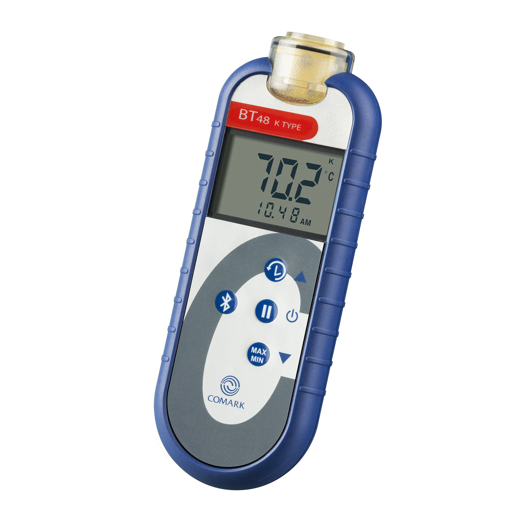 Comark BT42C Thermocouple Digital Thermometer, K Probe, 1372 °C Max, ±0.2°C Accuracy - RSCAL