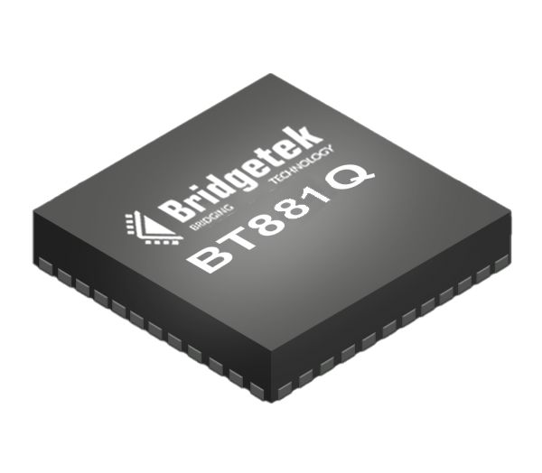 Bridgetek BT881Q-T Video IC 1-Channel SPI 48-Pin QFN-48
