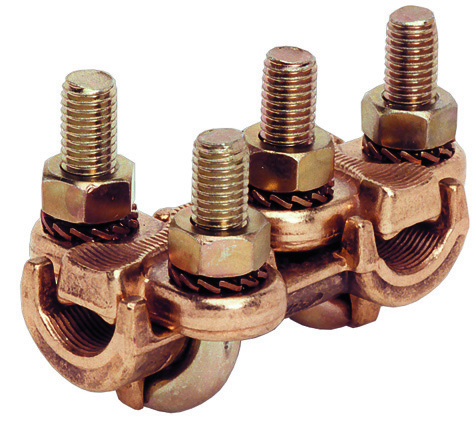 MECATRACTION Brass Earth Clamp