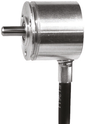 Baumer BTIV Series Optical Incremental Encoder 30V, 1024 ppr ppr, Push Pull, HTL Signal, Solid Type, 4 mm Shaft