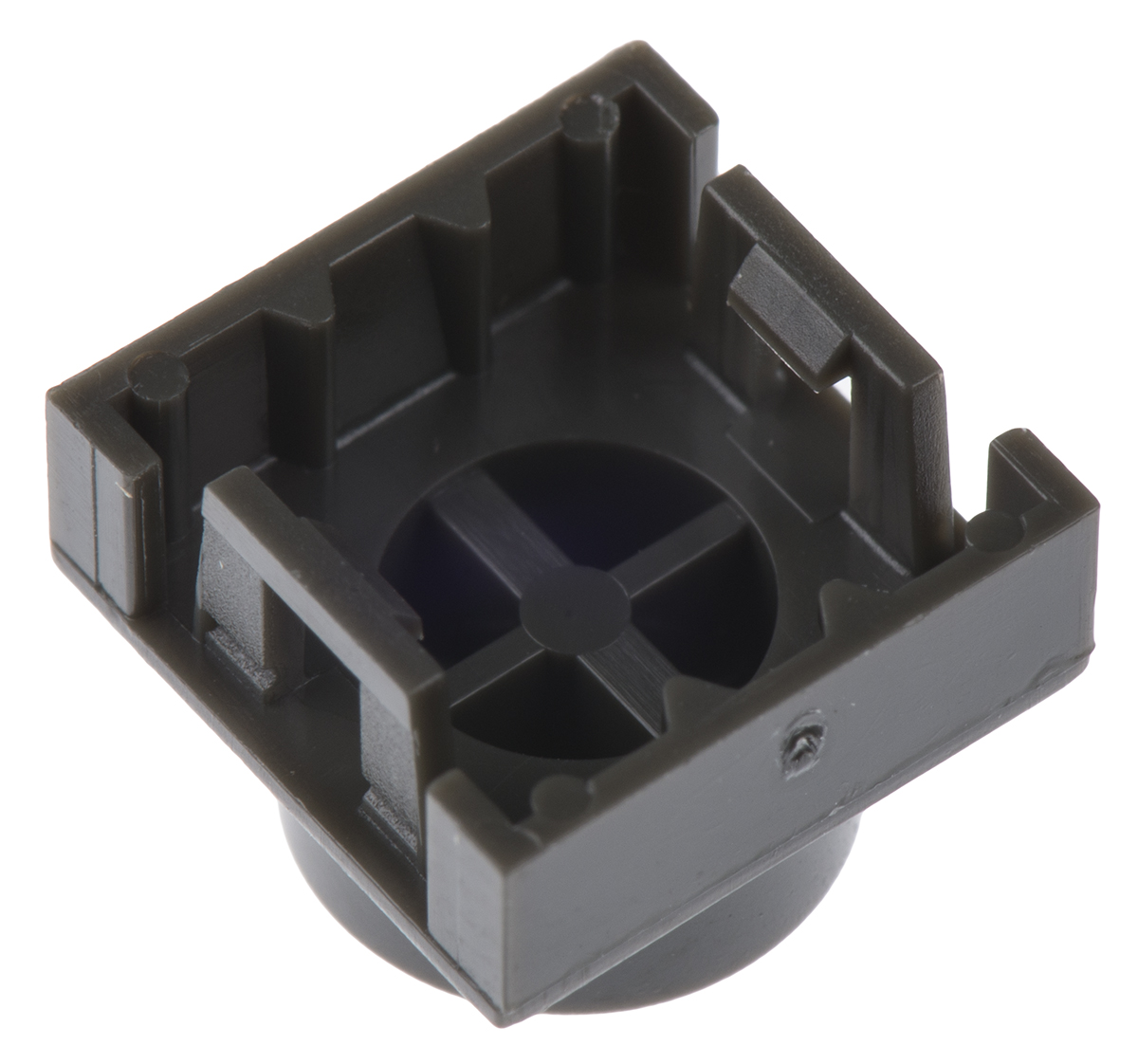 btn-k02-10 C & K Grey Push Button Cap for Use with KSA & KSL Series Sealed Tact Switch