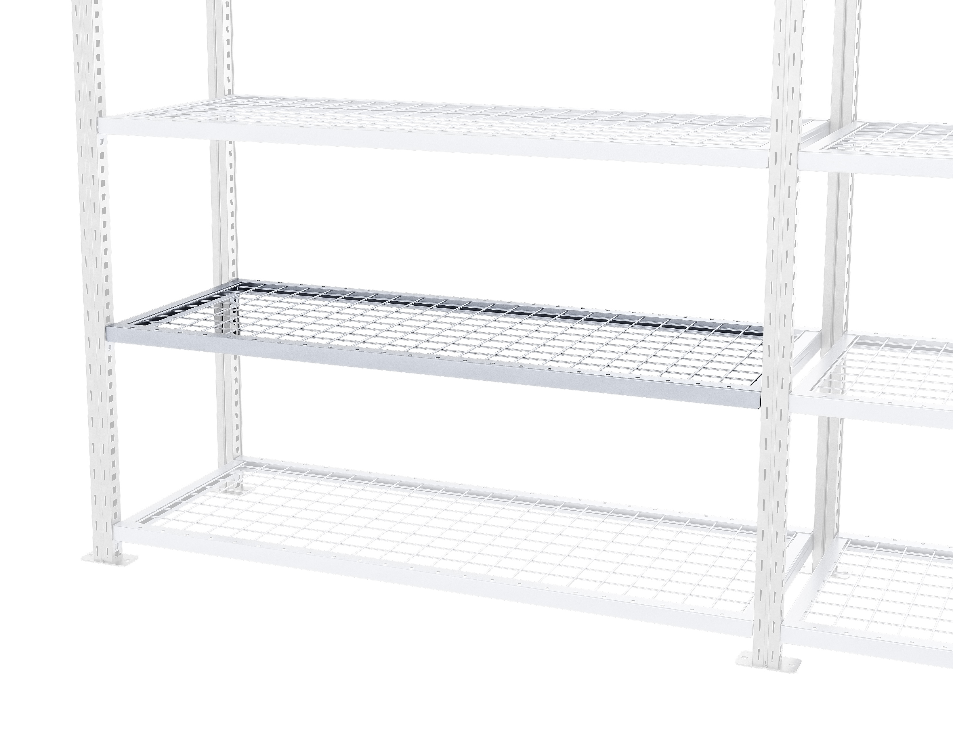 Manorga Galvanised Sheet Steel Shelving System, 1000 mm x 400mm, 400 mm, 3000 kg Load