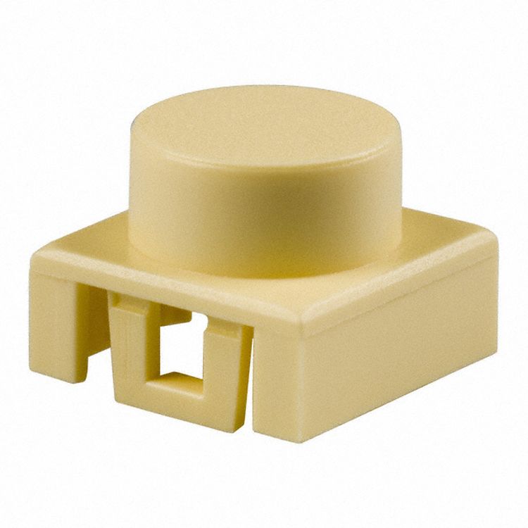 C & K Ivory Push Button Cap for Use with KSA and KSL Series Sealed Tact Switch