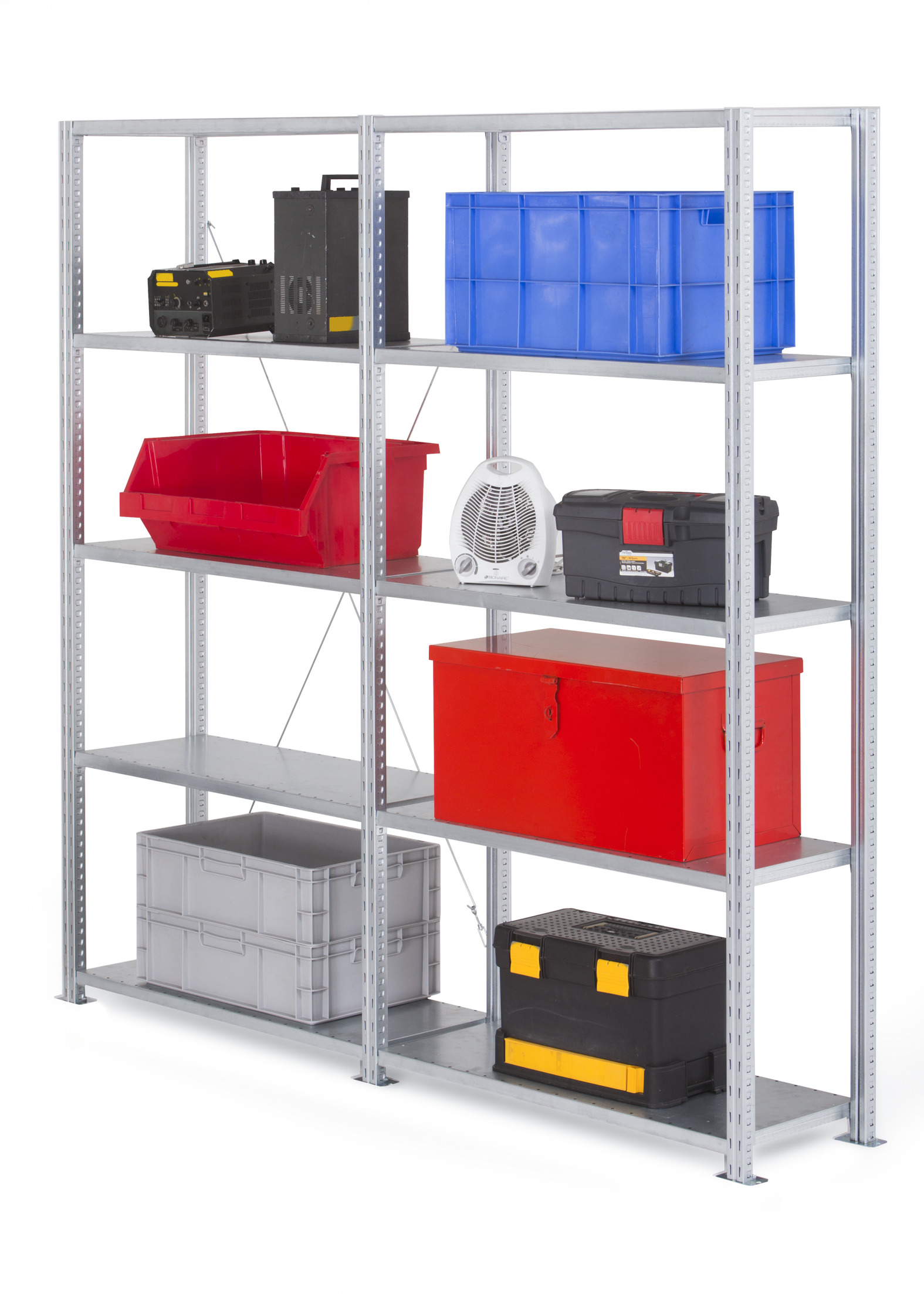 btraytoleml1060d1 Manorga Steel Galvanised Storage Racking, 2000 mm x 600 mm