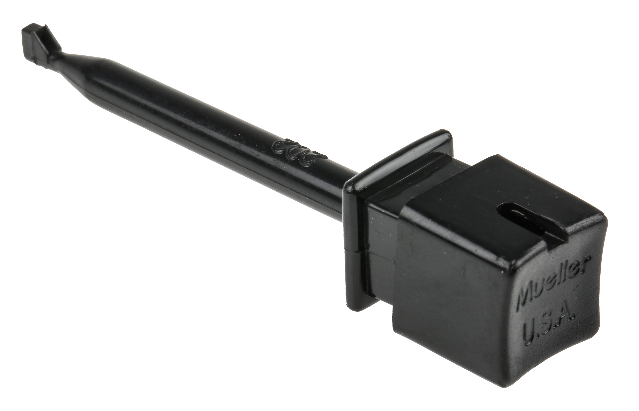 bu-00202-0 Mueller Electric Black Plunger Clip Hook Clip, 1kV 10A