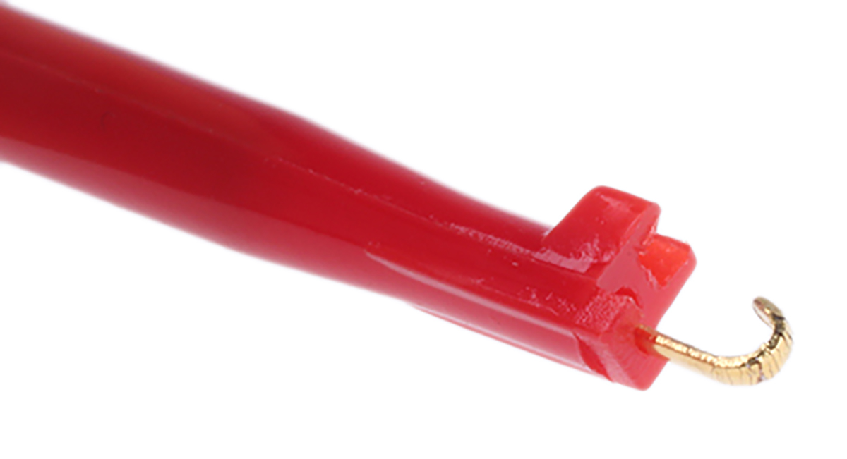 bu-00208-2 Mueller Electric Red Plunger Clip Hook Clip, 600V 3A