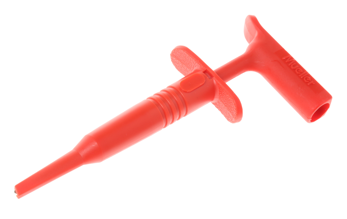Mueller Electric Red Hook Plunger Hook Clip, 1kV 15A
