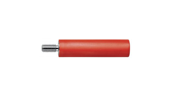 Schutzinger Red Female Test Socket, 4 mm Connector, 1000V, 32A, Nickel Plating