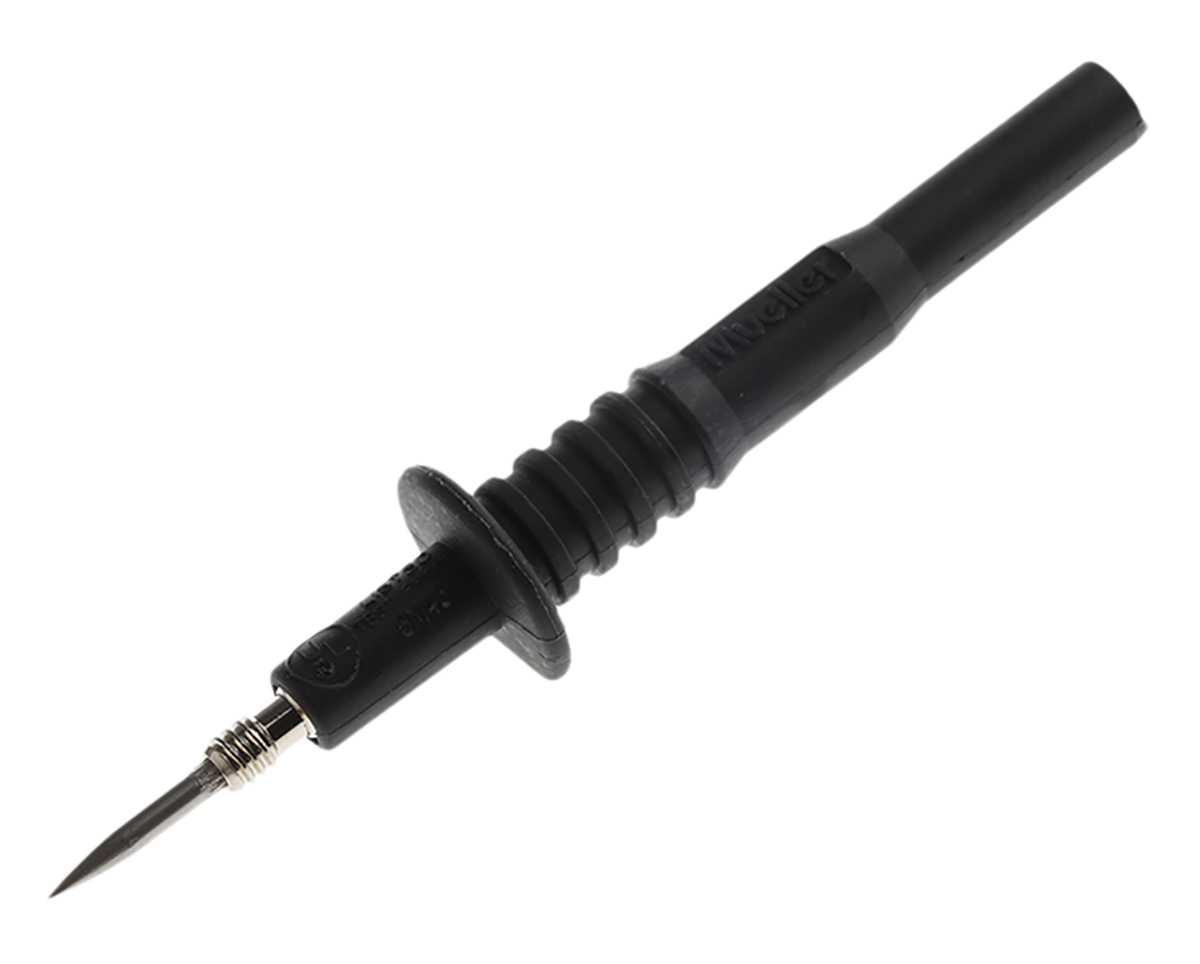Mueller Electric Fixed Test Probe, 2 mm Tip, 1kV, 2A