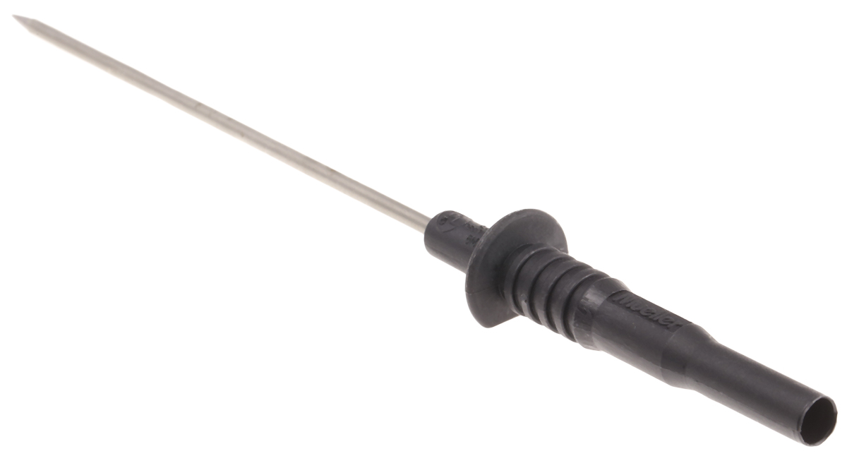 Mueller Electric Fixed Test Probe, 2 mm Tip, 1kV, 20A