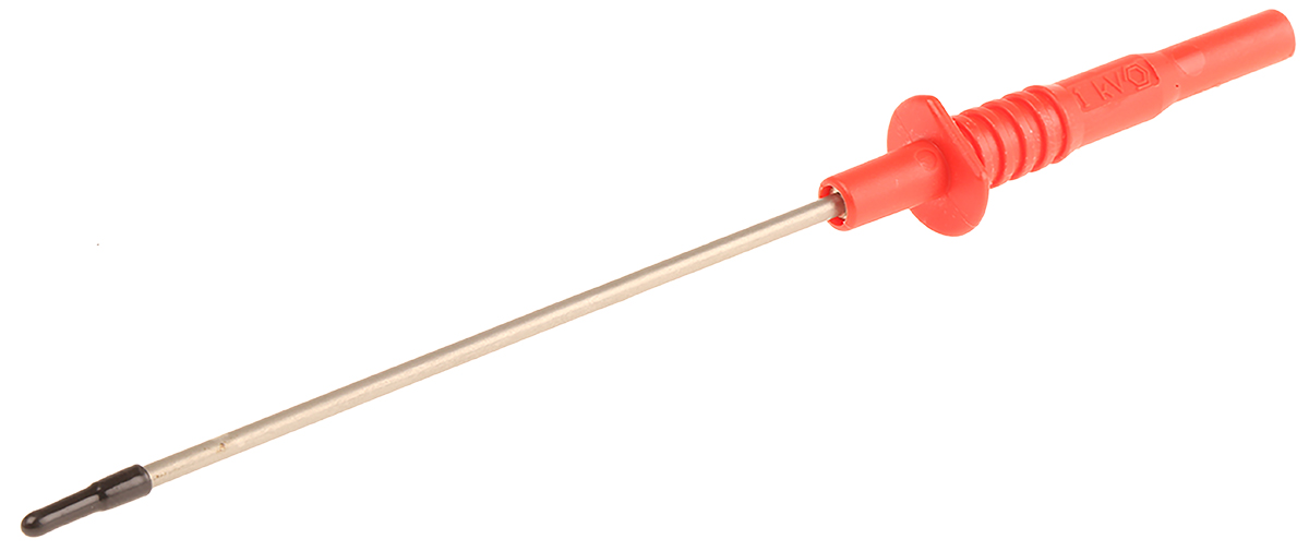Mueller Electric Fixed Test Probe, 2 mm Tip, 1kV, 20A