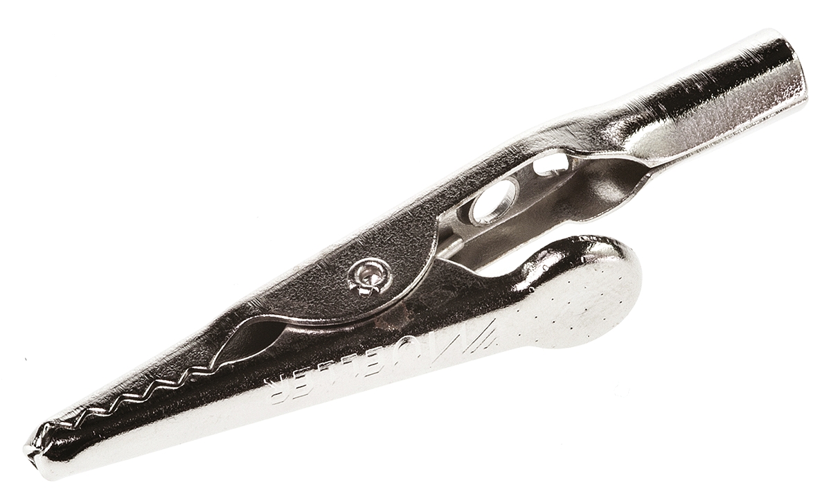 Mueller Crocodile Clip, Nickel Plated Steel Contact