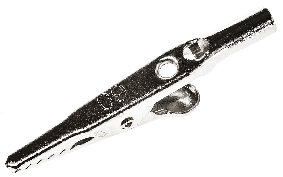 bu-60 Mueller Crocodile Clip, Nickel Plated Steel Contact