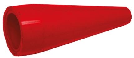Mueller Electric, Red Polyvinyl Chloride Insulator Boot For Test Clip