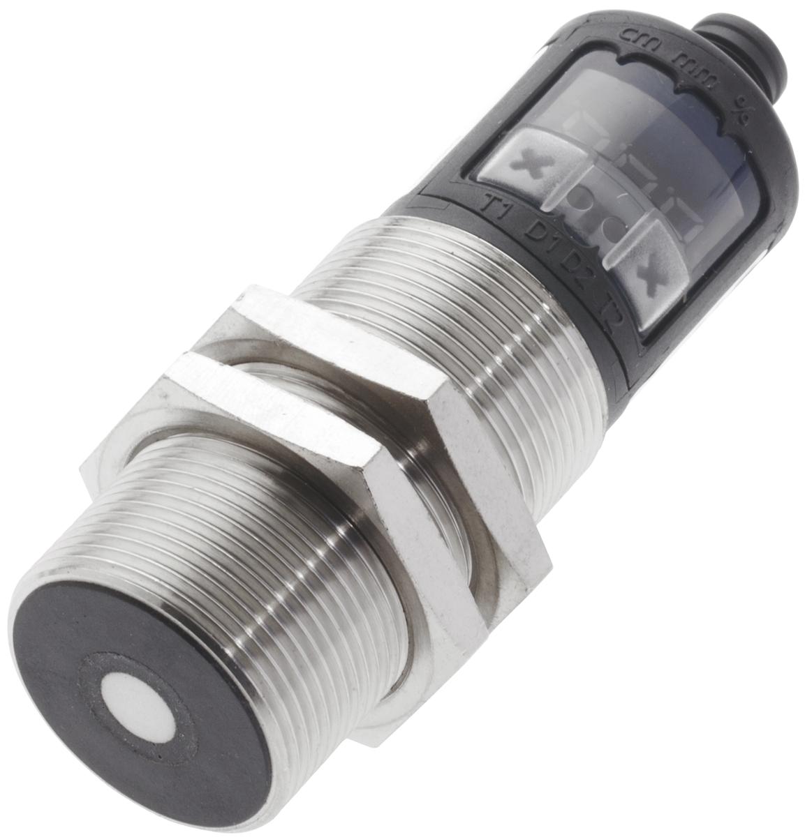 BALLUFF BUS M30M1-PPX-03/25-S92K Threaded Barrel Ultrasonic Proximity Sensor M30M1, M12 x 1 350 mm 200mA PNP 30V 30 V dc