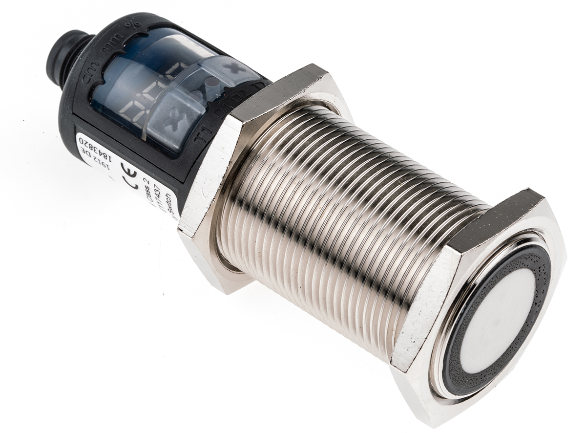 BALLUFF BUS M30M1-PPX-20/130-S92K Threaded Barrel Ultrasonic Proximity Sensor BUS M30M1-PPX-20/130-S92K, M12 x 1 2000 mm