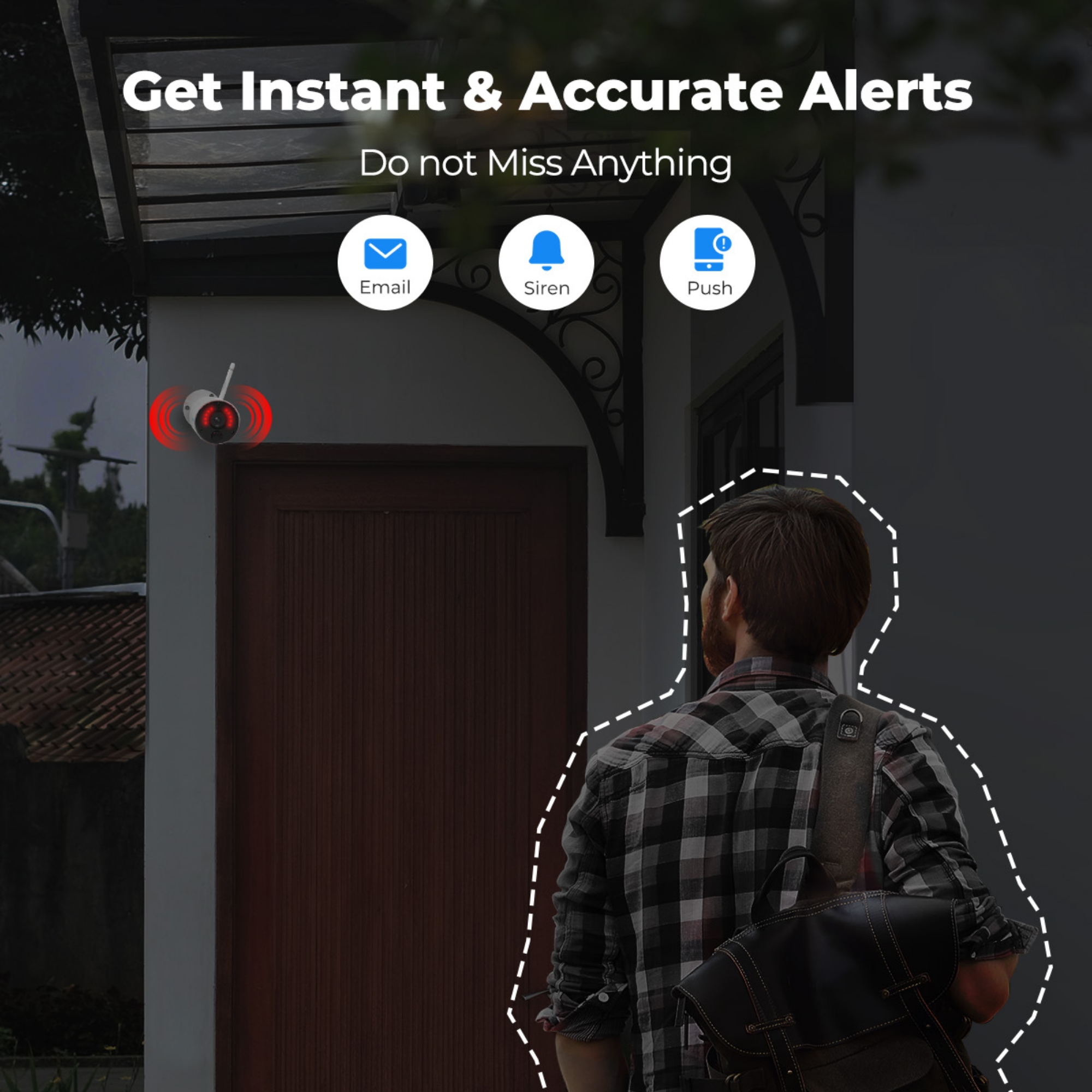 bwb2k07sp64 Reolink Argus B320 Network Indoor & Outdoor IR Wireless CCTV Camera 2312 x 1304 pixel