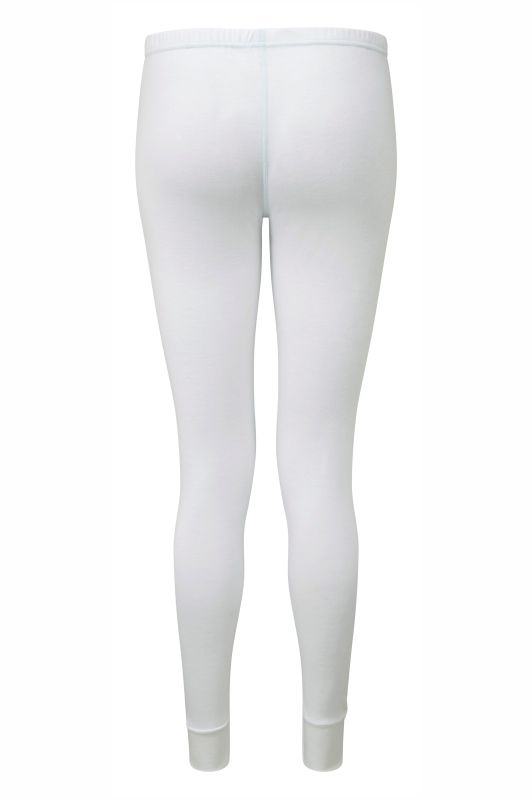bz1552w-18 PULSAR White Polyester Thermal Long Johns, 2XL