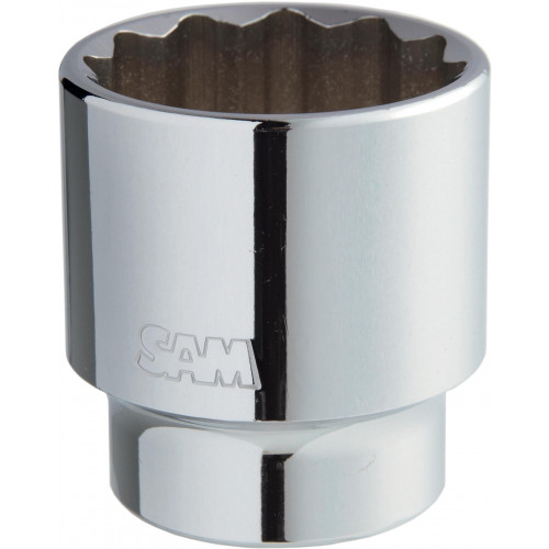 SAM 3/4 in Drive 28 mm 12 Point Bi-Hexagon, 25mm Overall Length