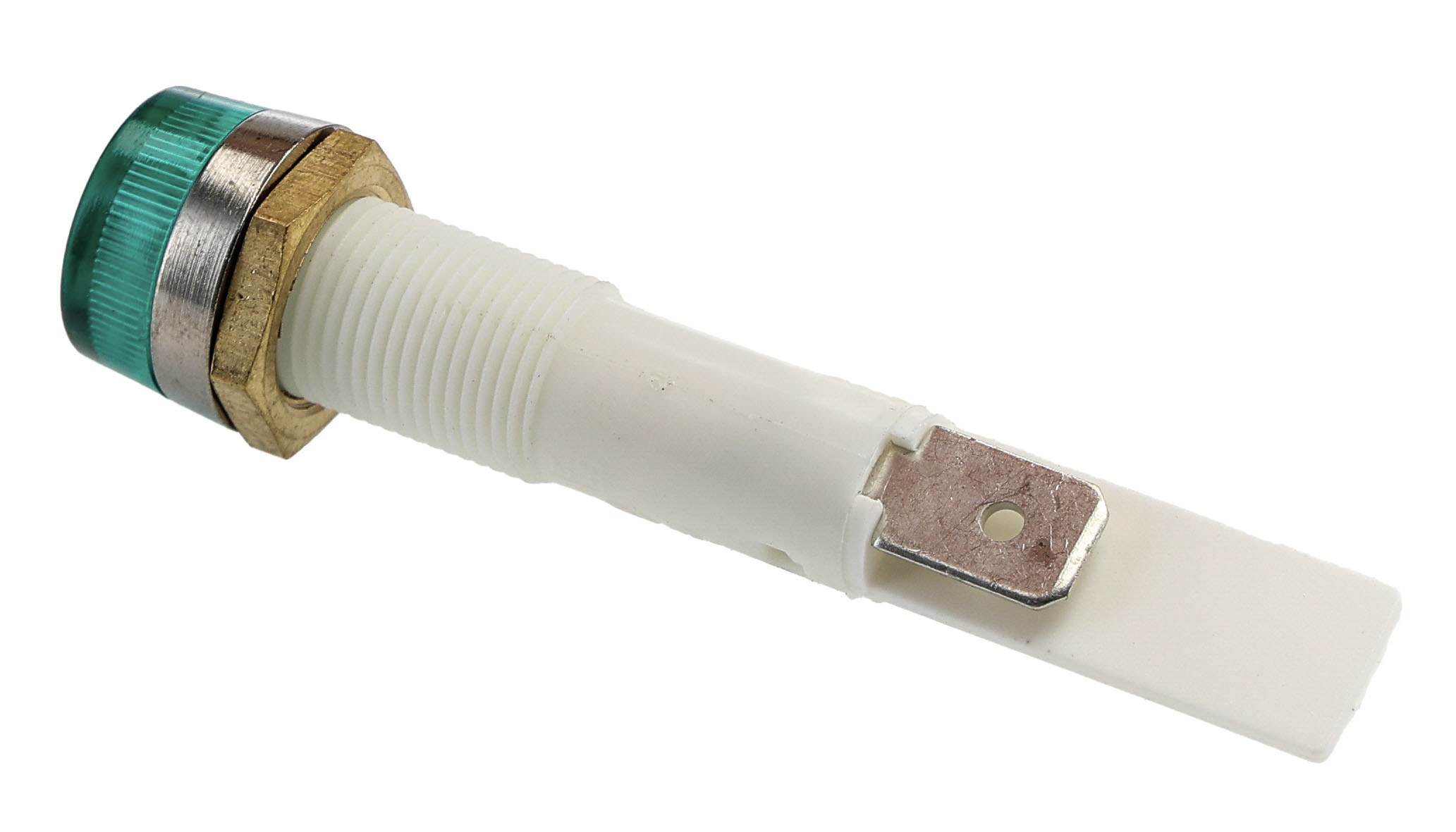 c027700fak Arcolectric (Bulgin) Ltd 0277 Series Green Panel Mount Indicator, 12V, Solder Tab Termination Panel Mount, IP67