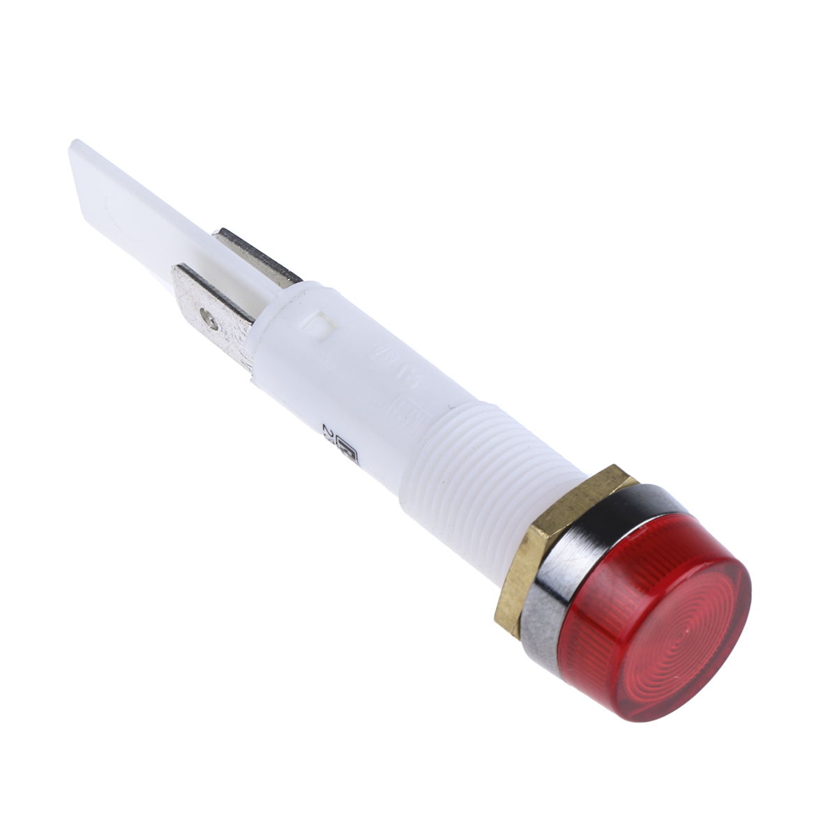 Arcolectric (Bulgin) Ltd 0277 Series Red Panel Mount Indicator, 230V ac, Solder Tab Termination Panel Mount, IP67