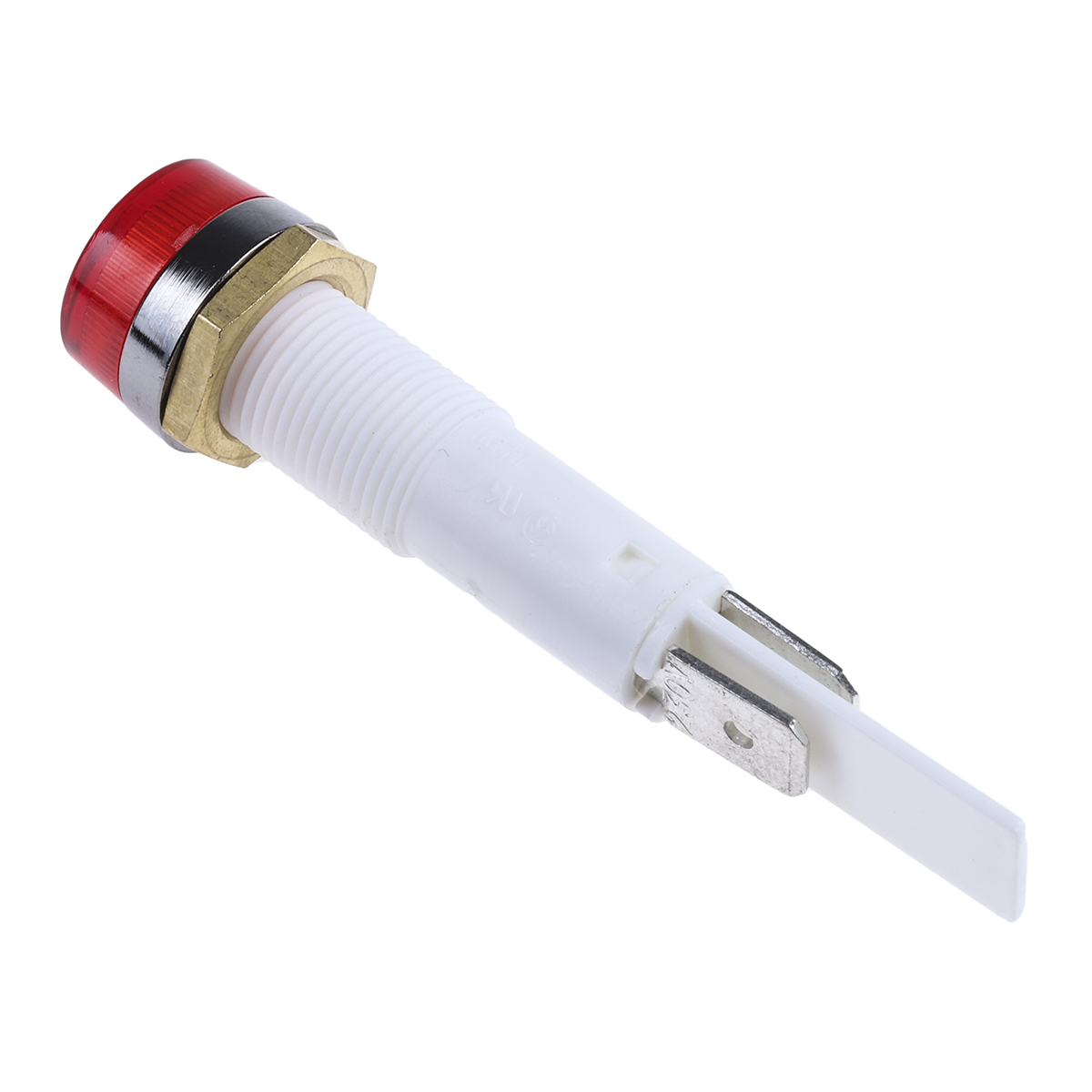 c027700nao Arcolectric (Bulgin) Ltd 0277 Series Red Panel Mount Indicator, 230V ac, Solder Tab Termination Panel Mount, IP67