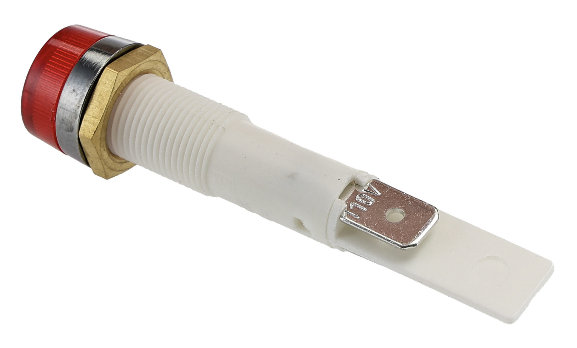c027700nat Arcolectric (Bulgin) Ltd 0277 Series Red Panel Mount Indicator, 110V ac, Solder Tab Termination Panel Mount, IP67