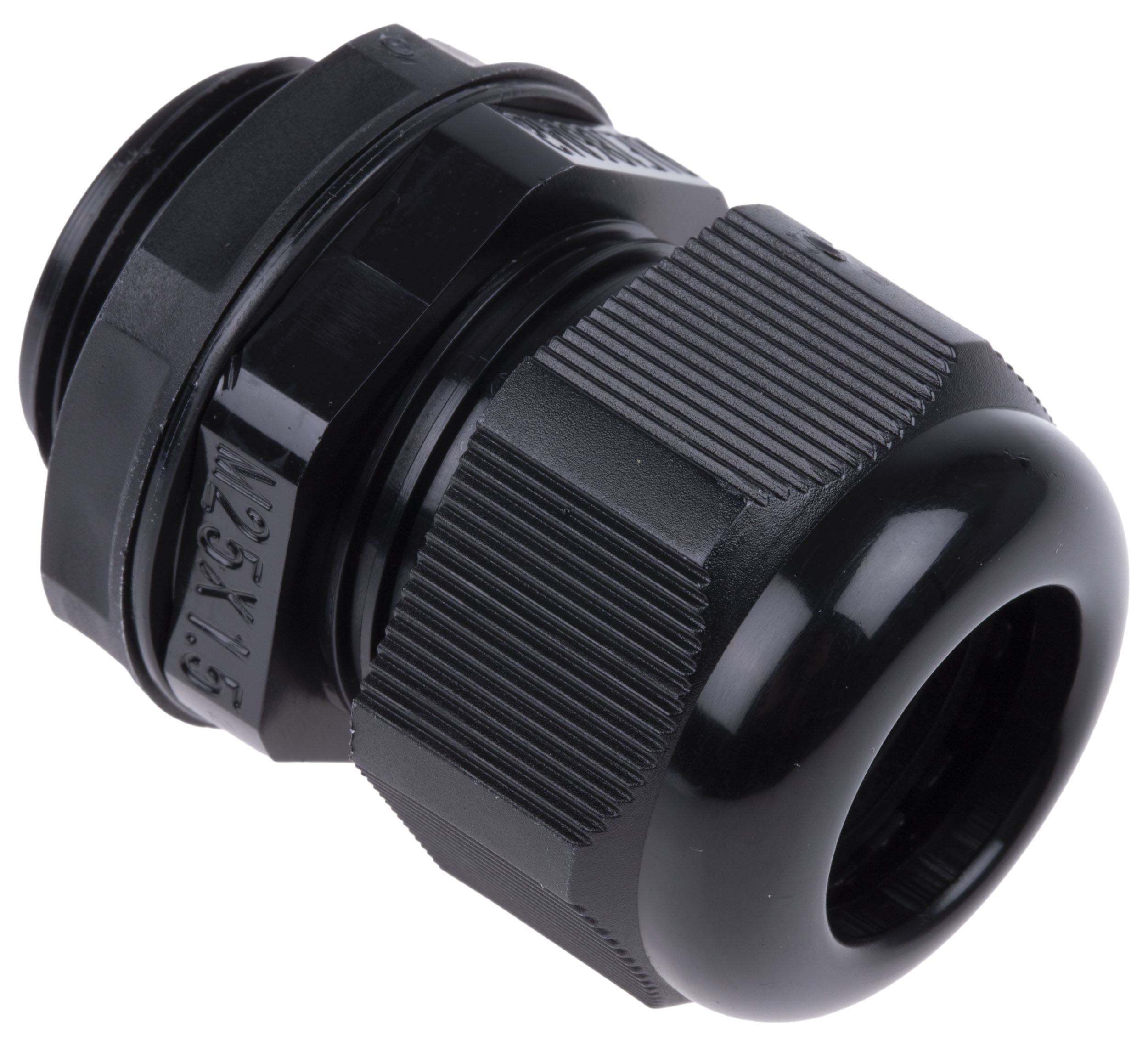 669-4676 RS PRO Black Polyamide 66 Cable Gland, M25 Thread, 13 mm min., 18 mm max., IP68