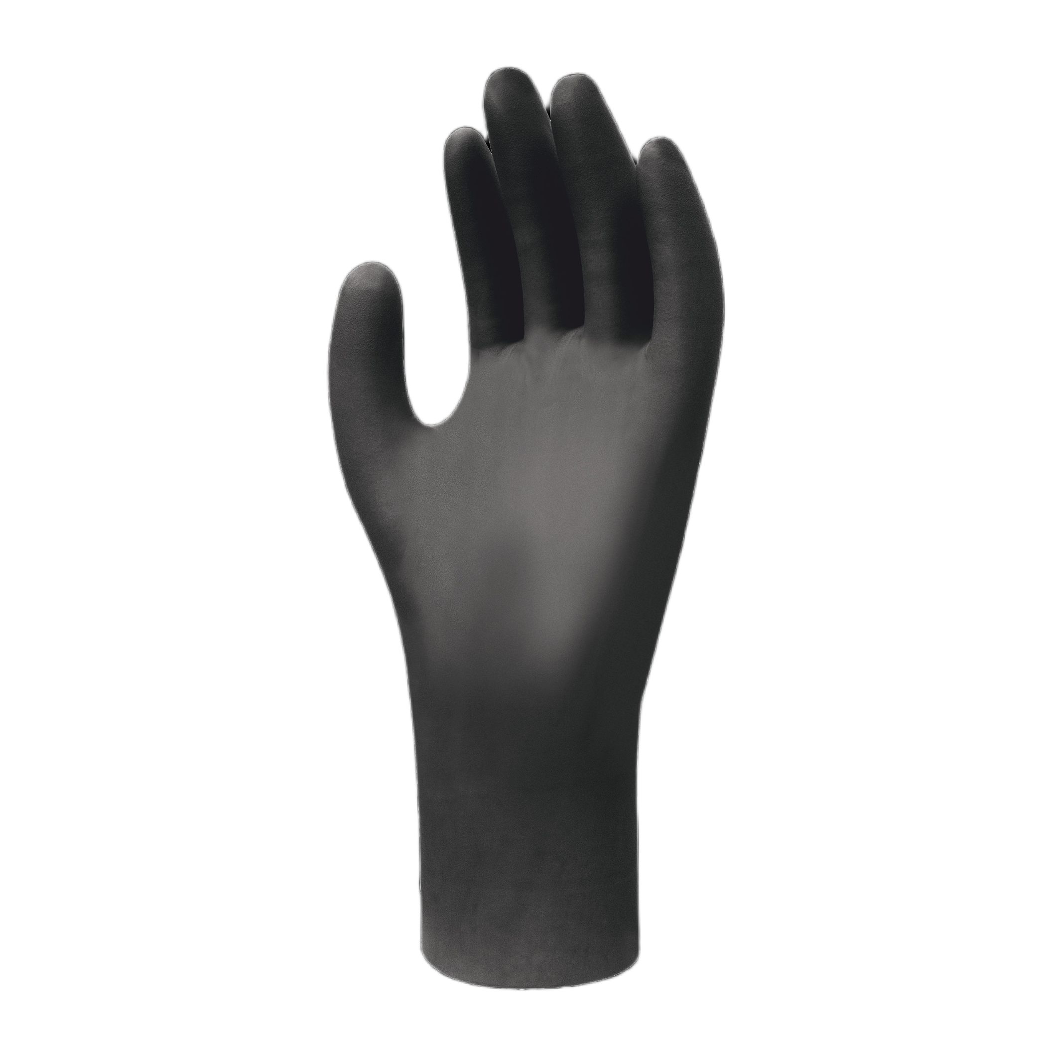 sho6112 Showa Showa Black Nitrile Anti-Static Work Gloves, Size XL, Uncoated Coating